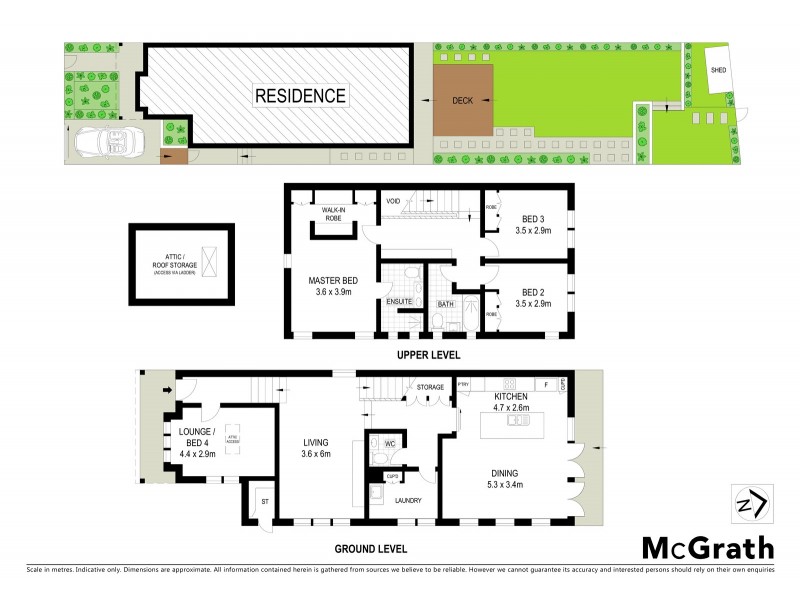 40 Huntington Street, Crows Nest NSW 2065 Floorplan