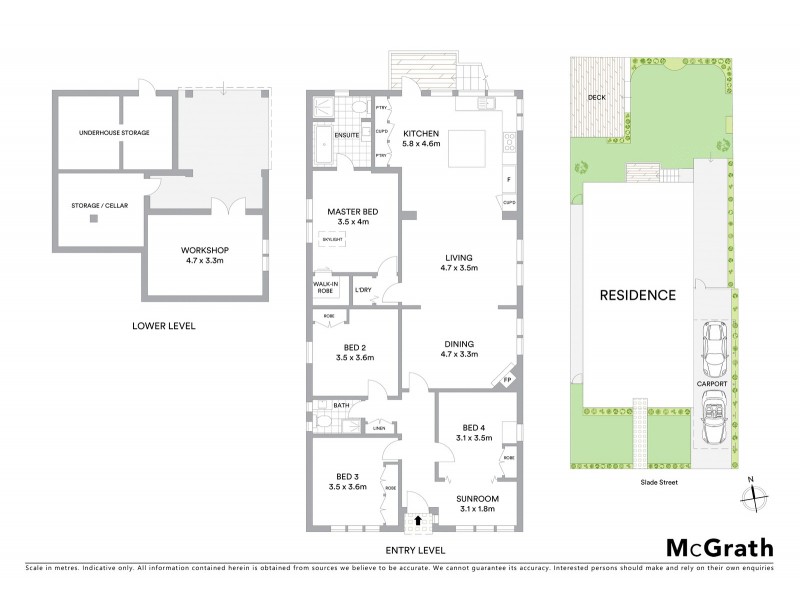 3 Slade Street, Naremburn NSW 2065 Floorplan