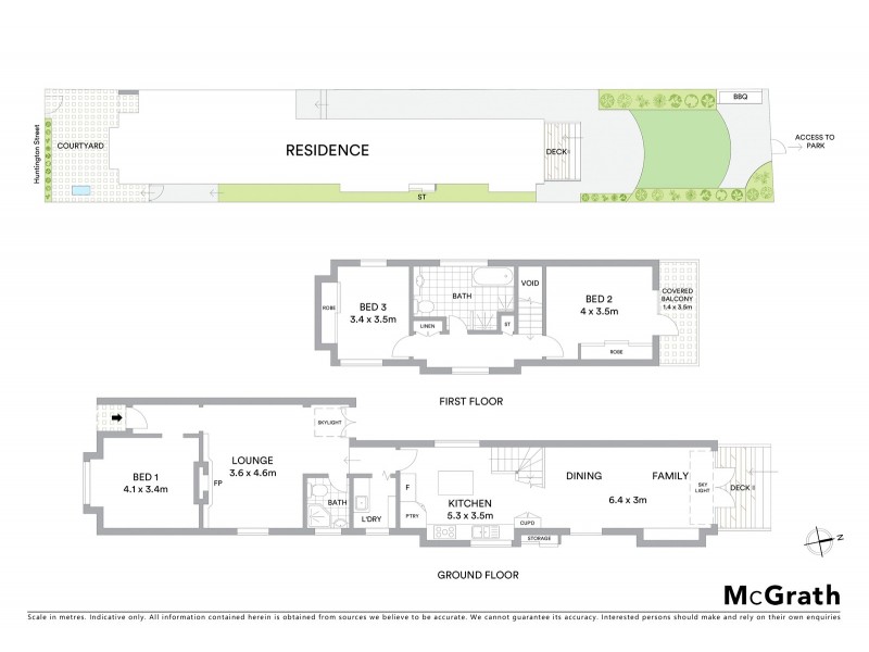 48 Huntington Street, Crows Nest NSW 2065 Floorplan