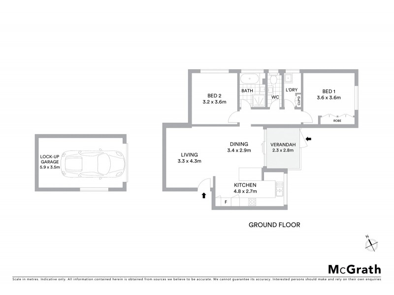 3/461 Willoughby Road, Willoughby NSW 2068 Floorplan