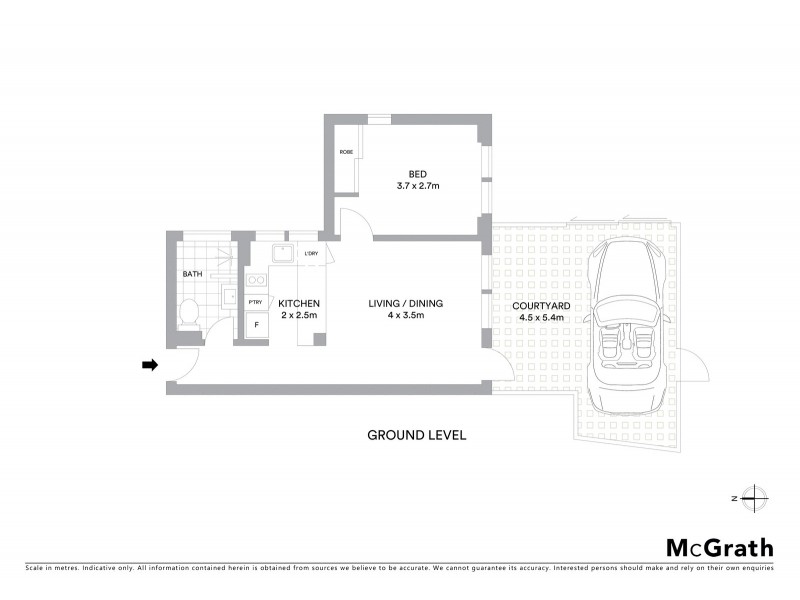 15/161A Willoughby Road, Naremburn NSW 2065 Floorplan