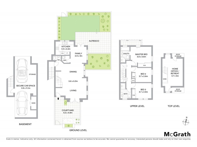 5/252 Willoughby Road, Naremburn NSW 2065 Floorplan