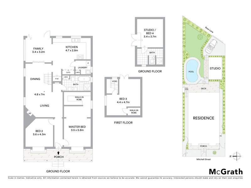 63 Mitchell Street, Naremburn NSW 2065 Floorplan