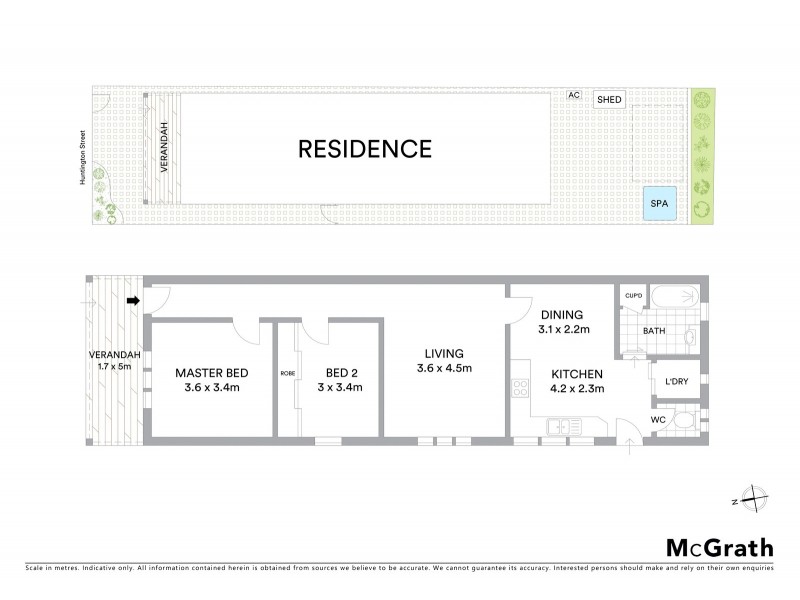 43 Huntington Street, Crows Nest NSW 2065 Floorplan