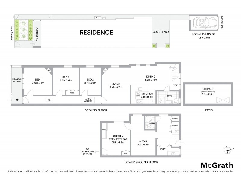 30 Hayberry Street, Crows Nest NSW 2065 Floorplan