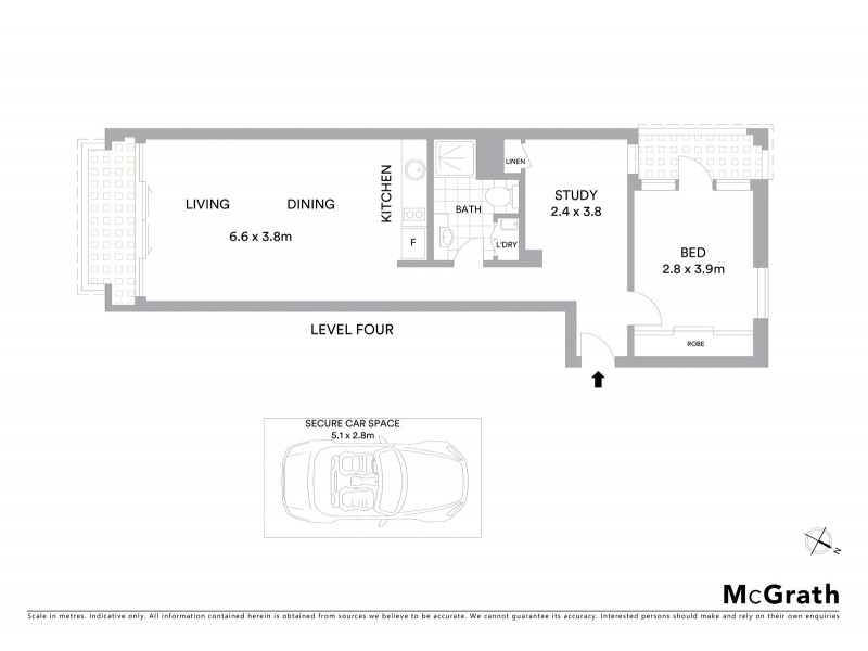 403/2 Atchison Street, St Leonards NSW 2065 Floorplan