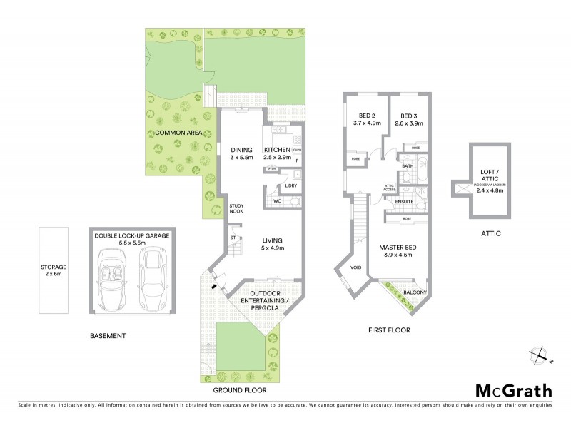 8/34  Park Road, Naremburn NSW 2065 Floorplan