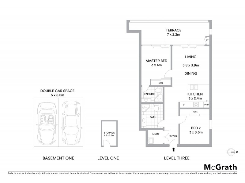 304B/34 Penshurst Street, Willoughby NSW 2068 Floorplan