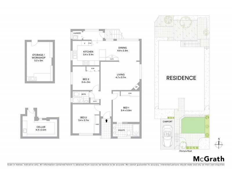 21 Olympia Road, Naremburn NSW 2065 Floorplan