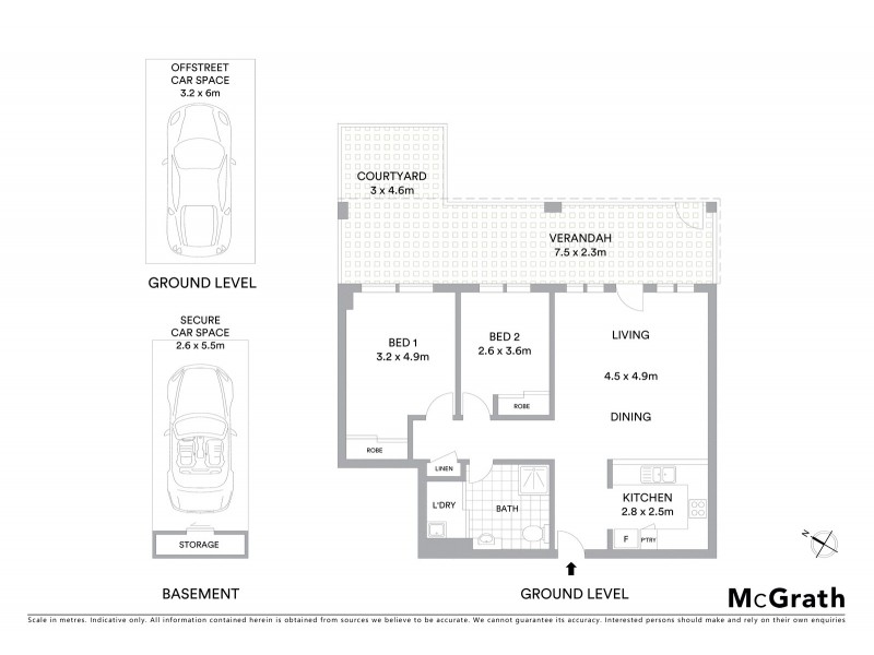 5/207 Willoughby Road, Naremburn NSW 2065 Floorplan