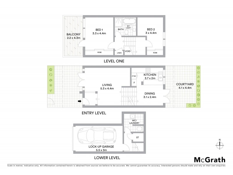 13/2 Trafalgar Street, Crows Nest NSW 2065 Floorplan