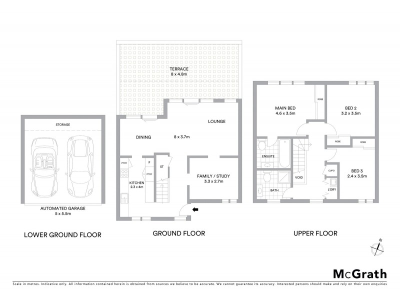 18B Brook Street, Crows Nest NSW 2065 Floorplan