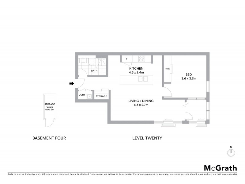 2003/10 Atchison Street, St Leonards NSW 2065 Floorplan