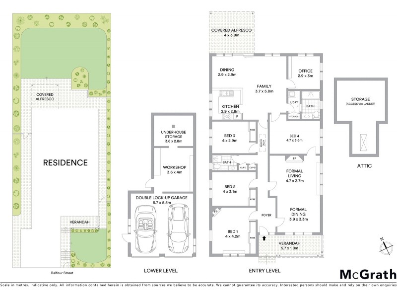 18 Balfour Street, Wollstonecraft NSW 2065 Floorplan