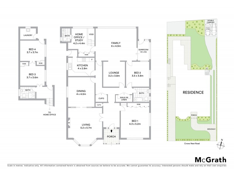 58 Crows Nest Road, Waverton NSW 2060 Floorplan