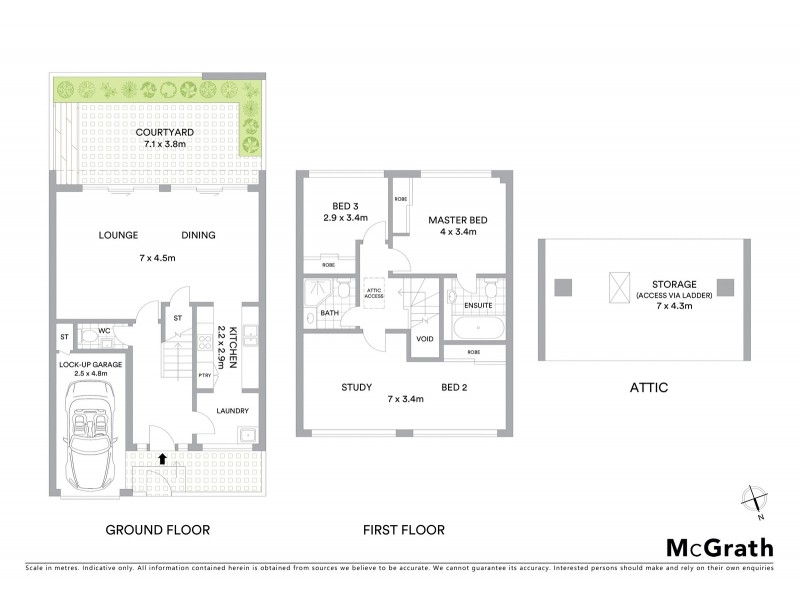 4/1 Huntington Street, Crows Nest NSW 2065 Floorplan