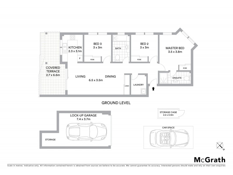 8/22 Eric Road, Artarmon NSW 2064 Floorplan