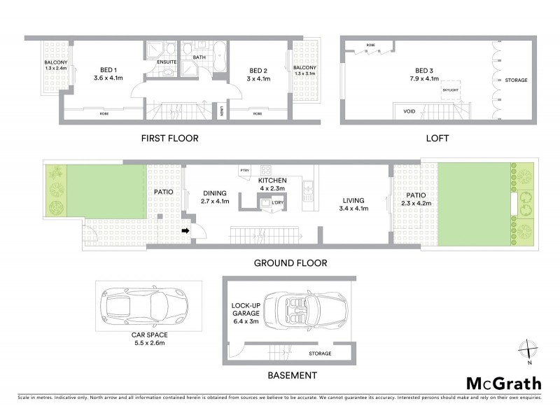 8/2 Hamilton Avenue, Naremburn NSW 2065 Floorplan