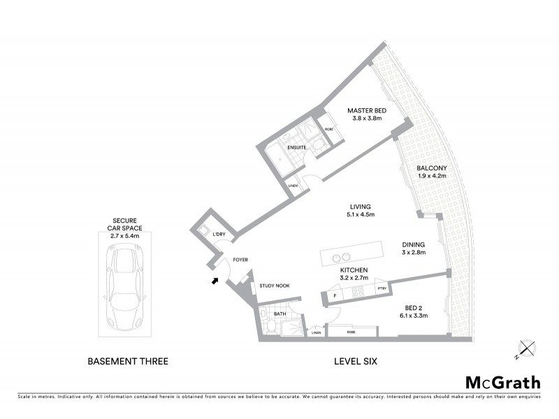601W/599 Pacific Highway, St Leonards NSW 2065 Floorplan