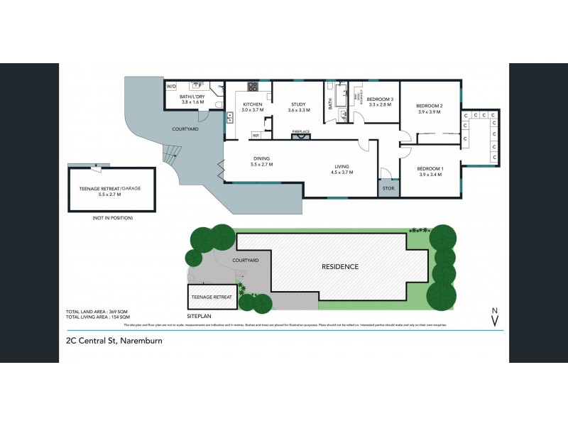 2C Central Street, Naremburn NSW 2065 Floorplan