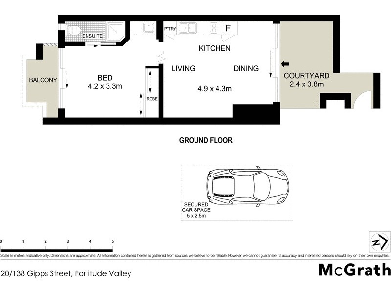 20/138 Gipps Street, Fortitude Valley QLD 4006 Floorplan