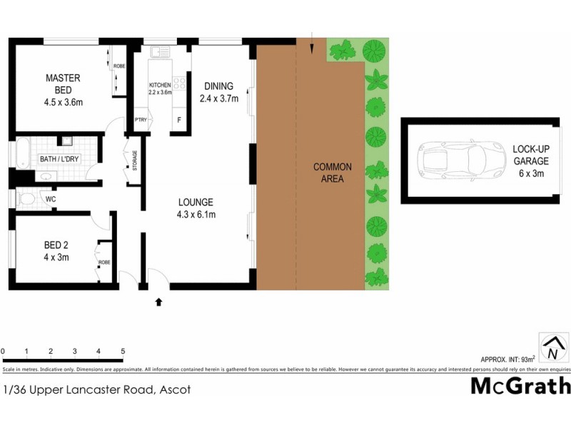 1/36 Upper Lancaster Road, Ascot QLD 4007 Floorplan