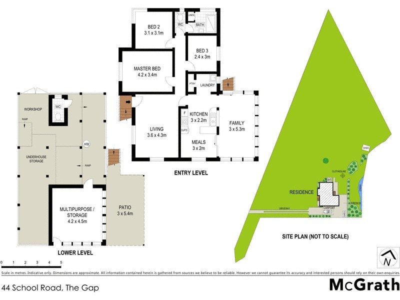 44 School Road, The Gap QLD 4061 Floorplan