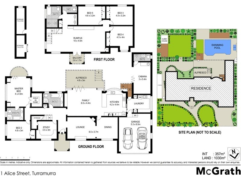 1 Alice Street, Turramurra NSW 2074 Floorplan