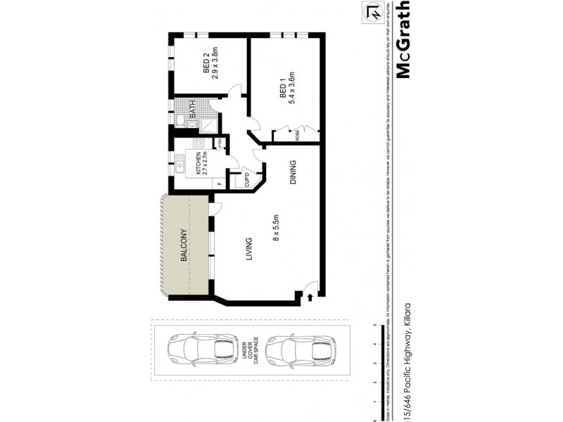 15/646 Pacific Highway, Killara NSW 2071 Floorplan