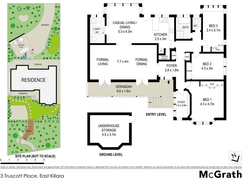 3 Truscott Place, East Killara NSW 2071 Floorplan