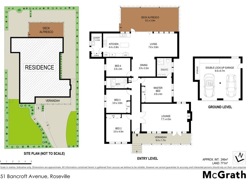 51 Bancroft Avenue, Roseville NSW 2069 Floorplan