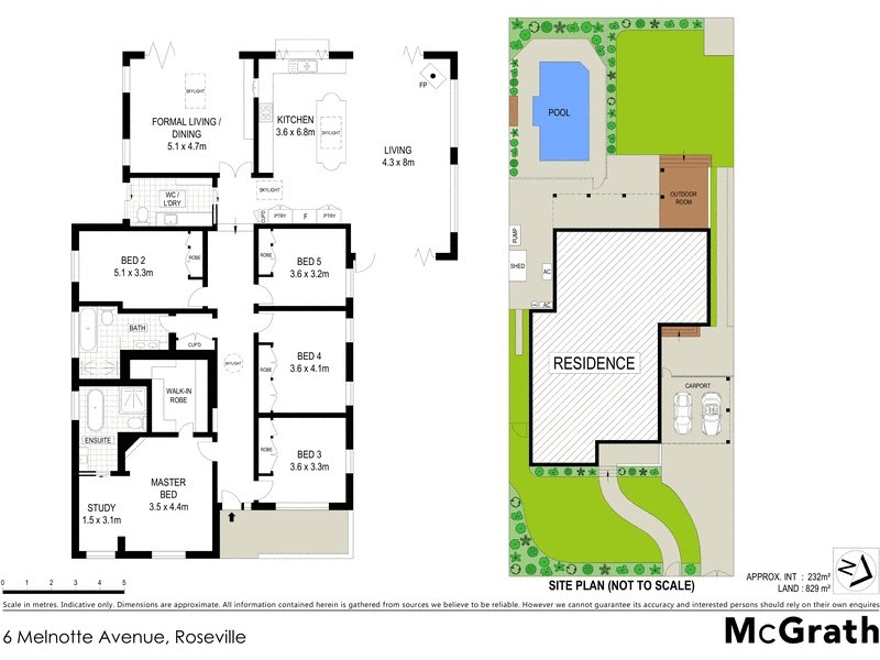 6 Melnotte Avenue, Roseville NSW 2069 Floorplan
