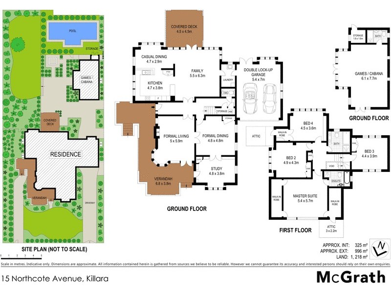 15 Northcote Avenue, Killara NSW 2071 Floorplan