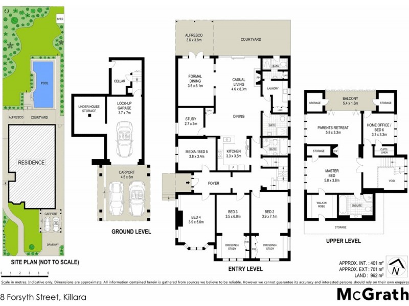 8 Forsyth Street, Killara NSW 2071 Floorplan