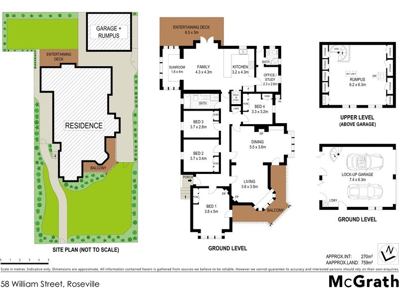 58 William Street, Roseville NSW 2069 Floorplan