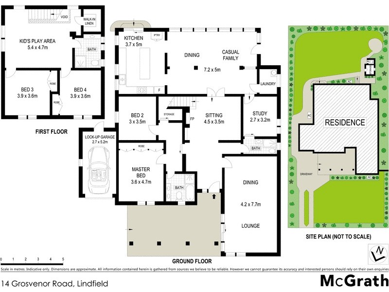 14 Grosvenor Road, Lindfield NSW 2070 Floorplan