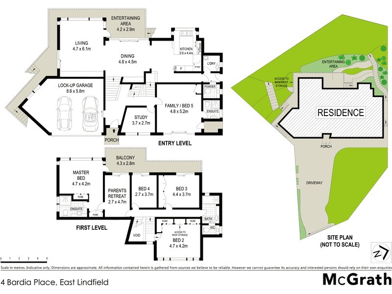 4 Bardia Place, East Lindfield NSW 2070 Floorplan
