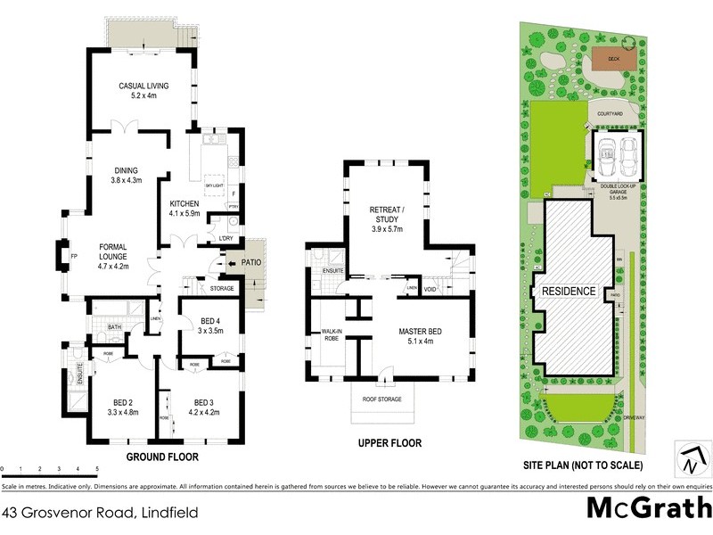 43 Grosvenor Road, Lindfield NSW 2070 Floorplan