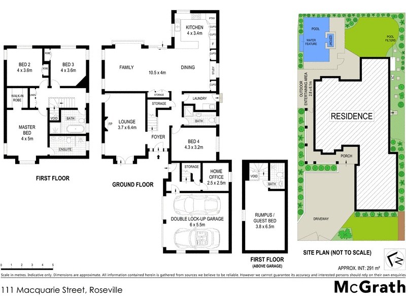 111 Macquarie Street, Roseville NSW 2069 Floorplan
