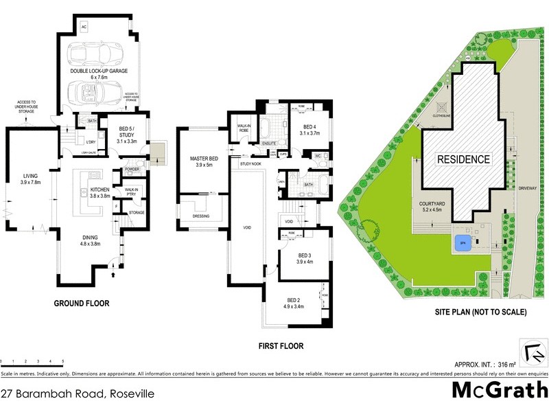 27 Barambah Road, Roseville NSW 2069 Floorplan