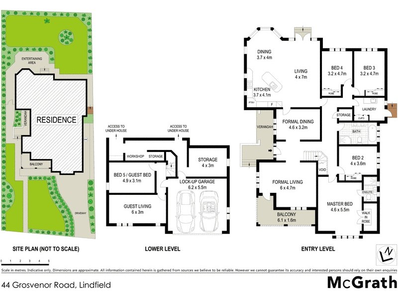 44 Grosvenor Road, Lindfield NSW 2070 Floorplan