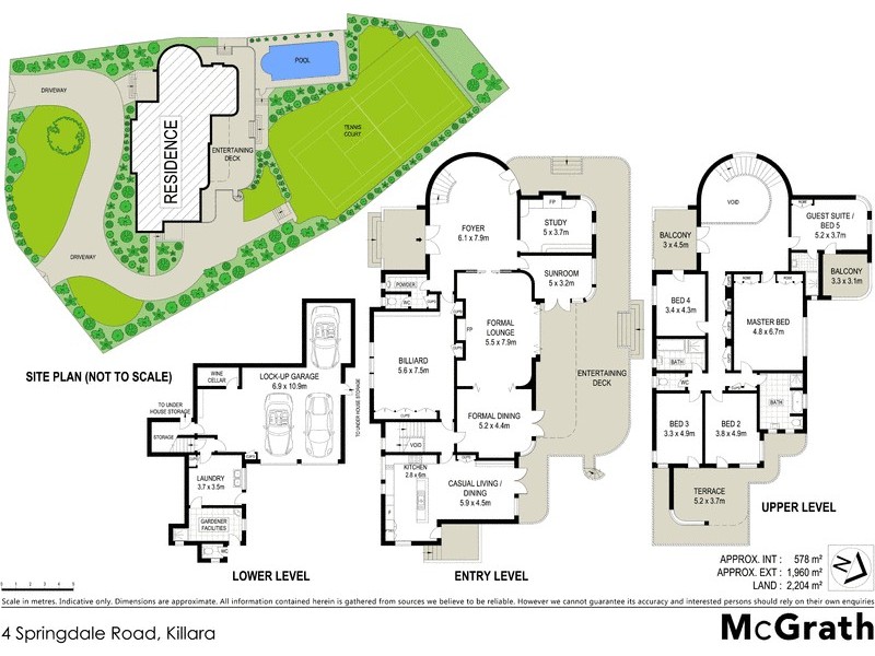 4 Springdale Road, Killara NSW 2071 Floorplan