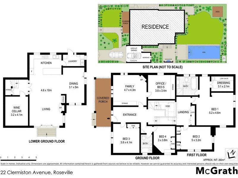 22 Clermiston Avenue, Roseville NSW 2069 Floorplan