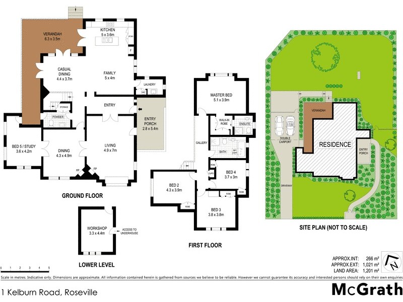 1 Kelburn Road, Roseville NSW 2069 Floorplan