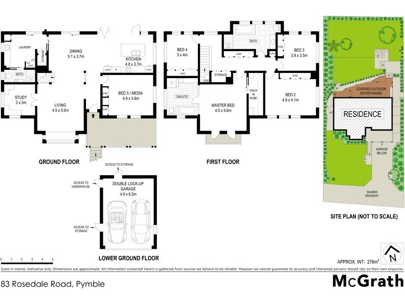 83 Rosedale Road, Pymble NSW 2073 Floorplan