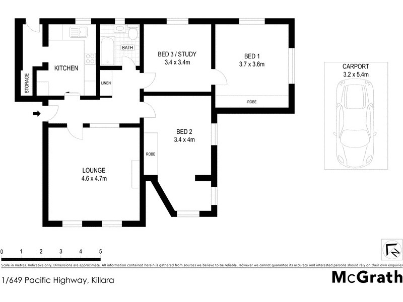 1/649 Pacific Highway, Killara NSW 2071 Floorplan