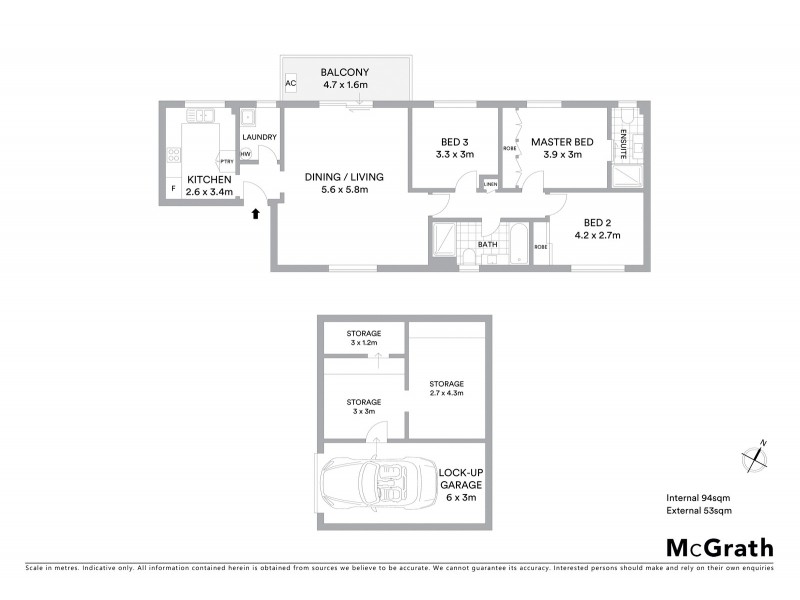 10/592 Pacific Highway, Killara NSW 2071 Floorplan