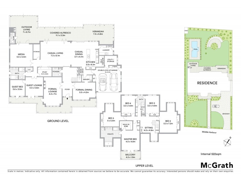 134 Middle Harbour Road, East Lindfield NSW 2070 Floorplan