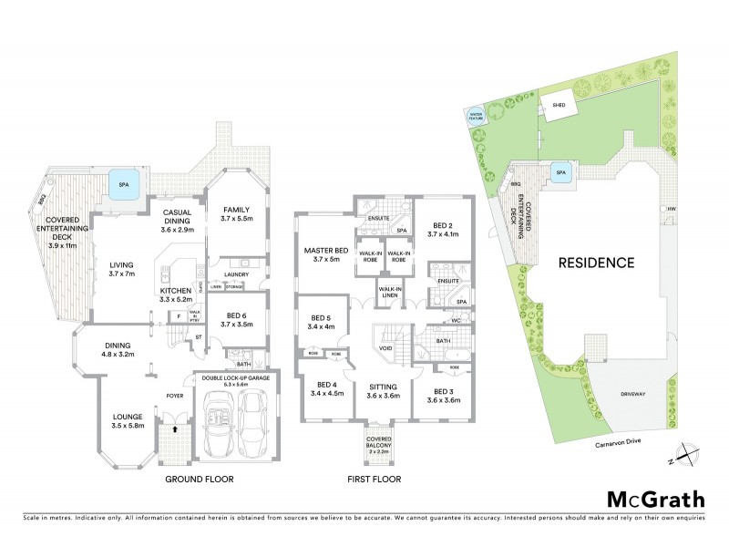 34 Carnarvon Drive, Frenchs Forest NSW 2086 Floorplan