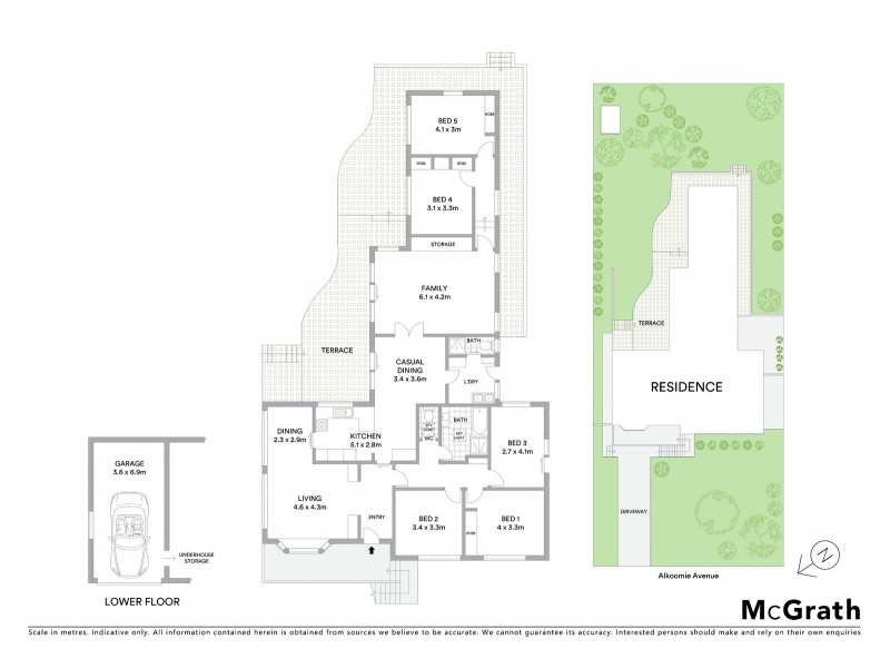 22 Alkoomie Avenue, Forestville NSW 2087 Floorplan